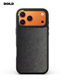 Black Forged Carbon Fiber Sheet - IPhone 17 Pro