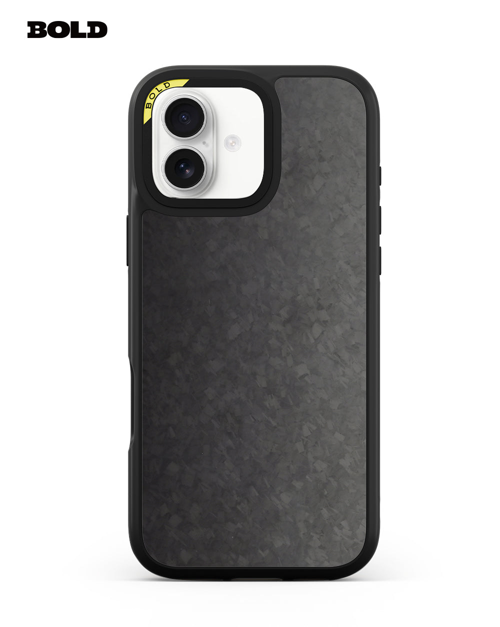 Black Forged Carbon Fiber Sheet - IPhone 17