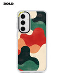 Red, Beige and Green - Samsung S25 Plus