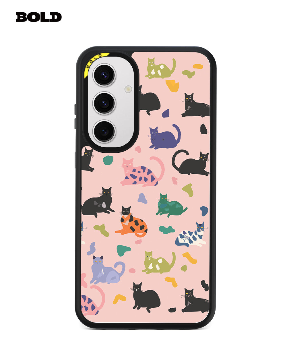 Pink Cat Pattern - Samsung S25