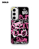 Pink Teddy Bear Art - Samsung S25 Plus