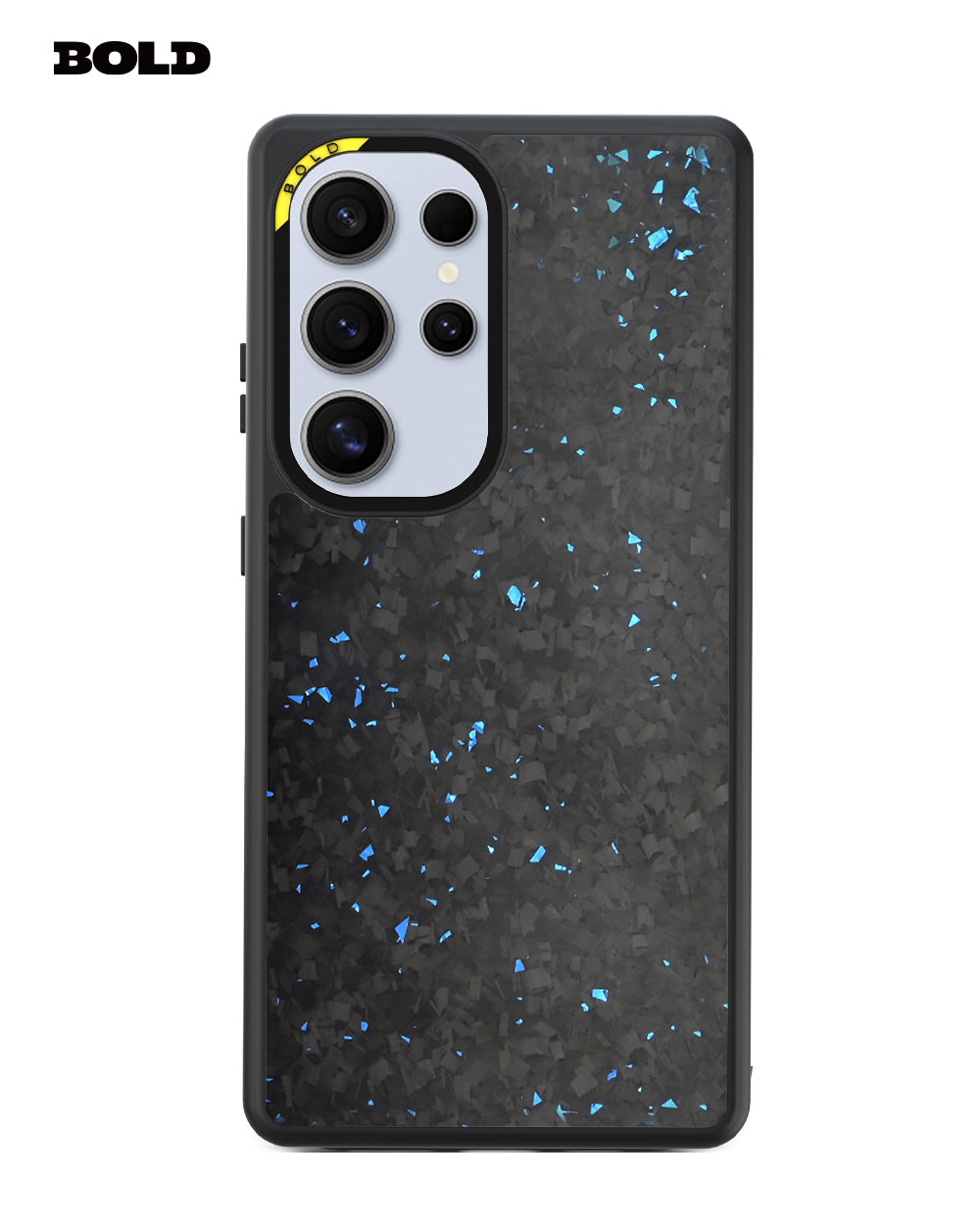 Blue Forged Carbon Fiber Sheet - Samsung S25 Plus