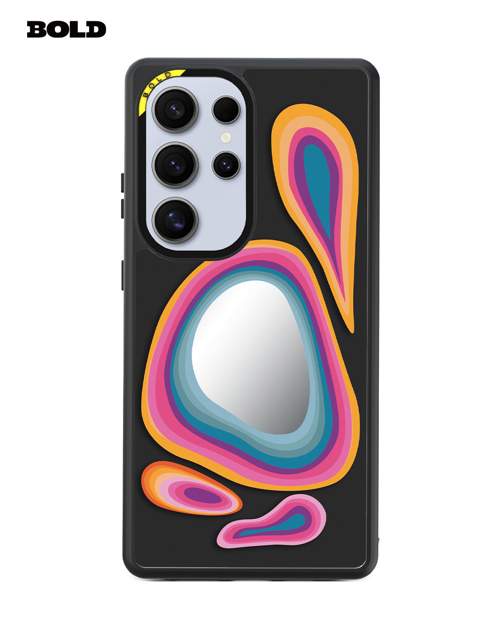 Black, Pink and Orange - Samsung S25 Ultra