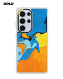 Blue and Yellow Art - Samsung S25 Ultra