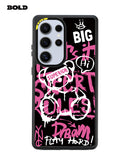 Pink Teddy Bear Art - Samsung S25 Ultra