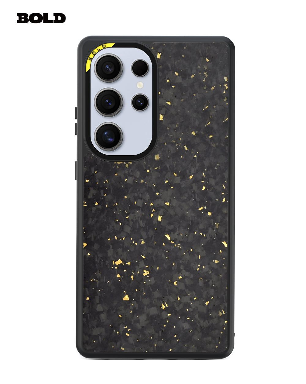 Gold Forged Carbon Fiber Sheet - Samsung S25 Ultra